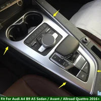 lapetus center console gear shift box protect case cover trim abs for audi a4 b9 a5 sedan avant allroad quattro 2016 2020