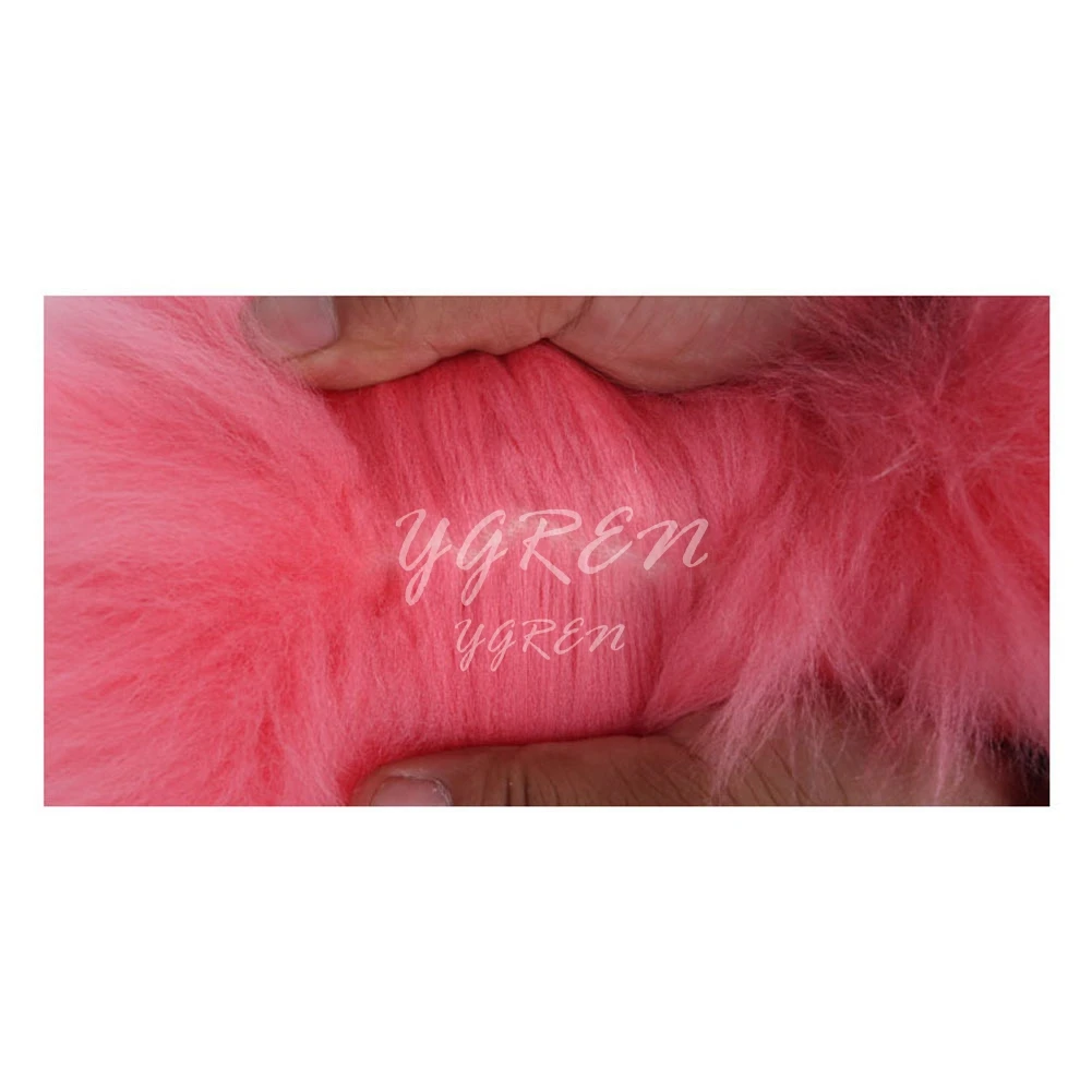 Зимний Универсальный длинный шерстяной меховой автомобильный подлокотник