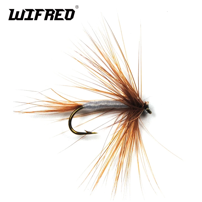 

Wifreo 10 шт. 10 #, коричневая нахлыстовая птица для ловли нахлыстом форели