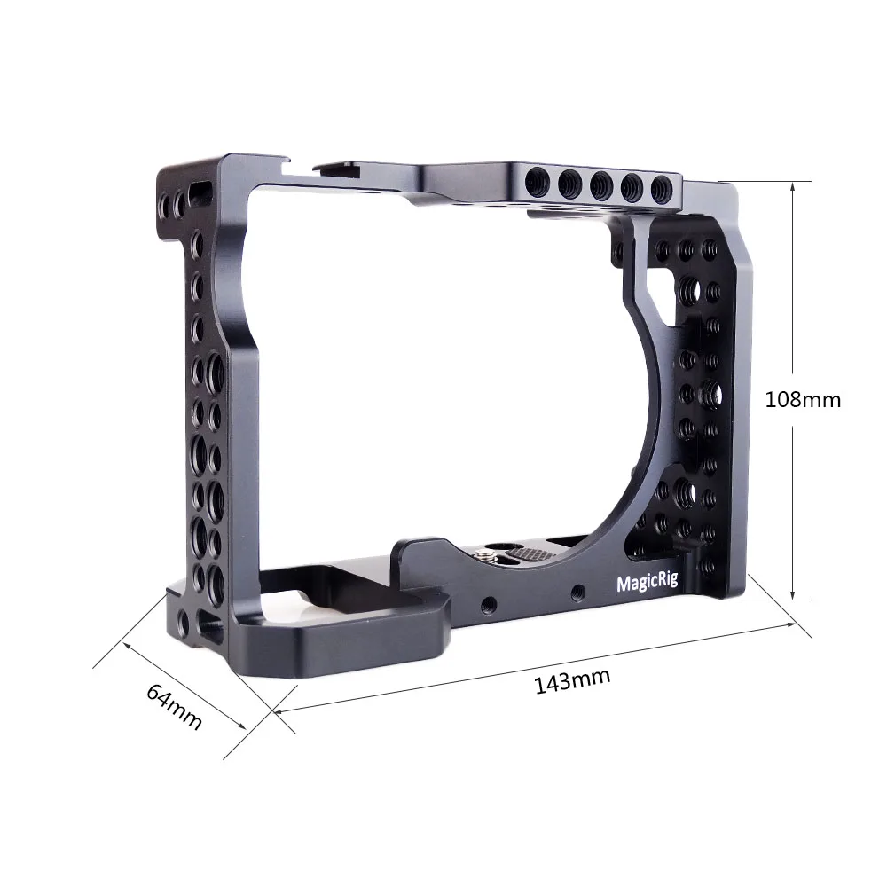 MAGICRIG DSLR камера клетка с ручкой NATO и шаровой головкой для sony A7II/A7III/A7SII/A7M3/A7RII/A7RIII камера комплект расширения