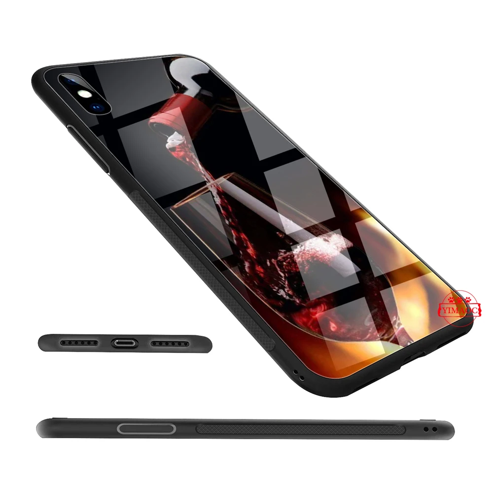 Keep Calm напиток вина медведя Стекло чехол для samsung S7 край S8 S9 S10 плюс S10E Note 8 9 10 A10 A30 A40