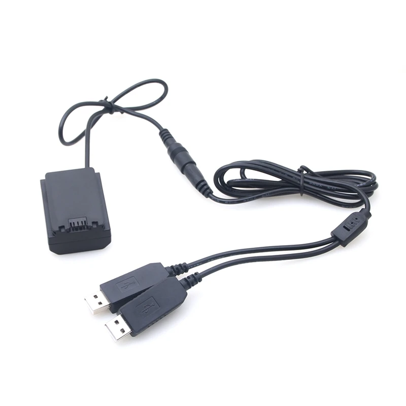 

Np-Fz100 Dummy Battery Dc Coupler Dual Usb Adapter For Sony A7Iii A9 A7Riii A7Siii Dslr Camera