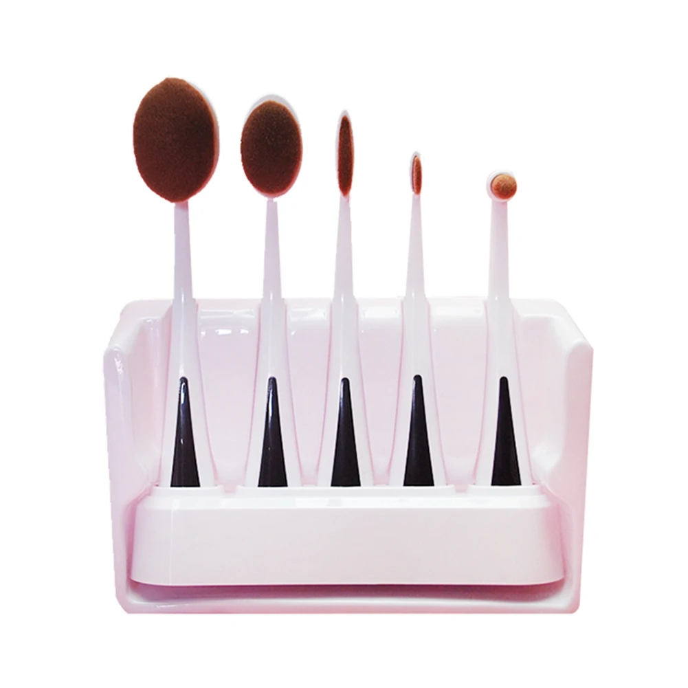 2016 высокое качество 5 шт. мягкая овальная основа для макияжа Наборы Кистей пудры