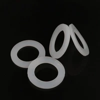 10pc 6812152025324050mm silicone seal gasket seal white spacer thickened o ring seal washer tap water seal shower seal