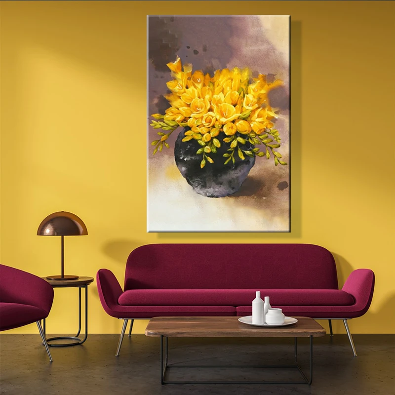 Diy краски по номерам картины живопись наборы с вазой красивая декоративная