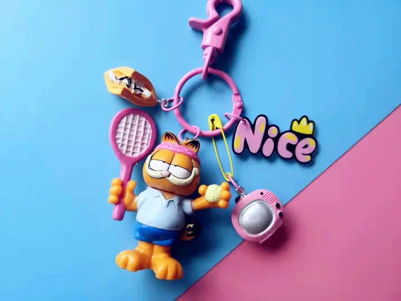 

Hot Sales Cute Cat Keychain for women Girls Silicone Fashion Jewelry Protect Yourself Car Key Chain For Female Friend