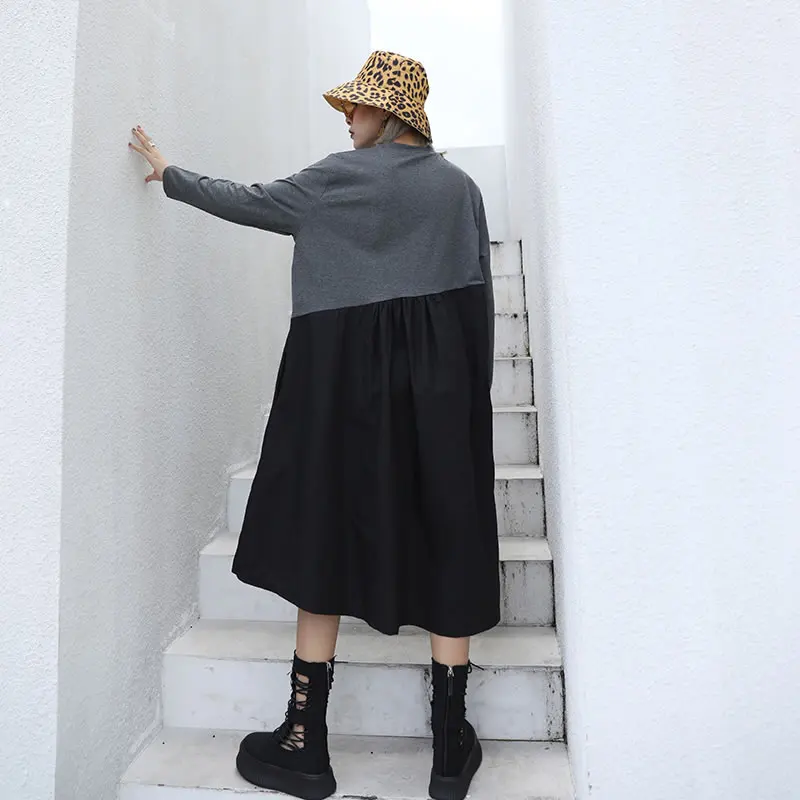 XITAO плюс размер хит цвет драпированное платье женская одежда 2019 покрытие живота