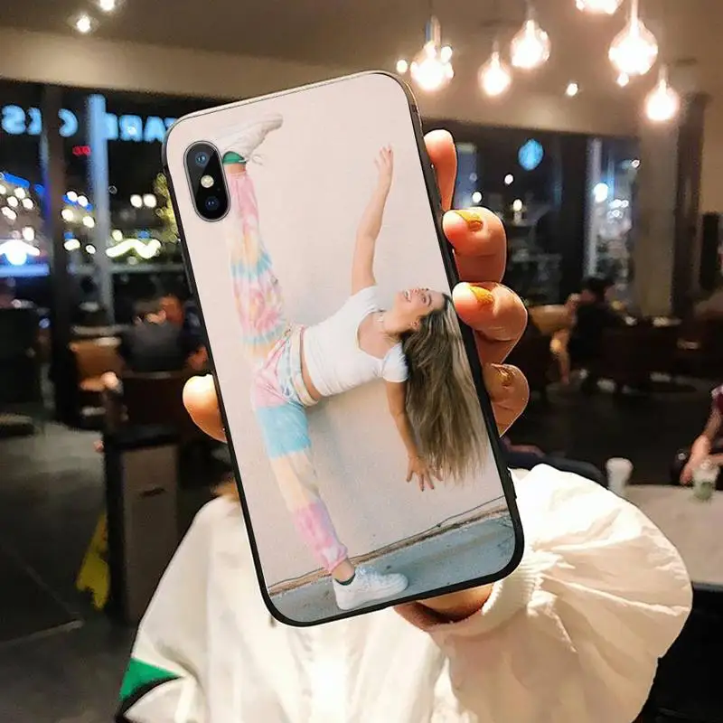 

American IC girl Addison Rae Phone Case for iPhone 11 12 pro XS MAX 8 7 6 6S Plus X 5S SE 2020 XR