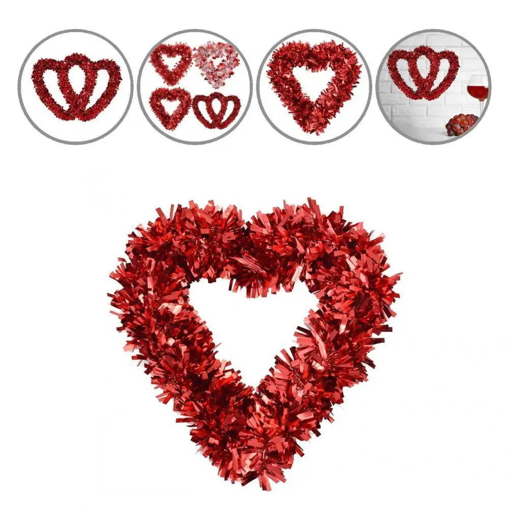 

Декоративная гирлянда многоразового использования, портативный привлекательный удобный элегантный декоративный праздничный венок