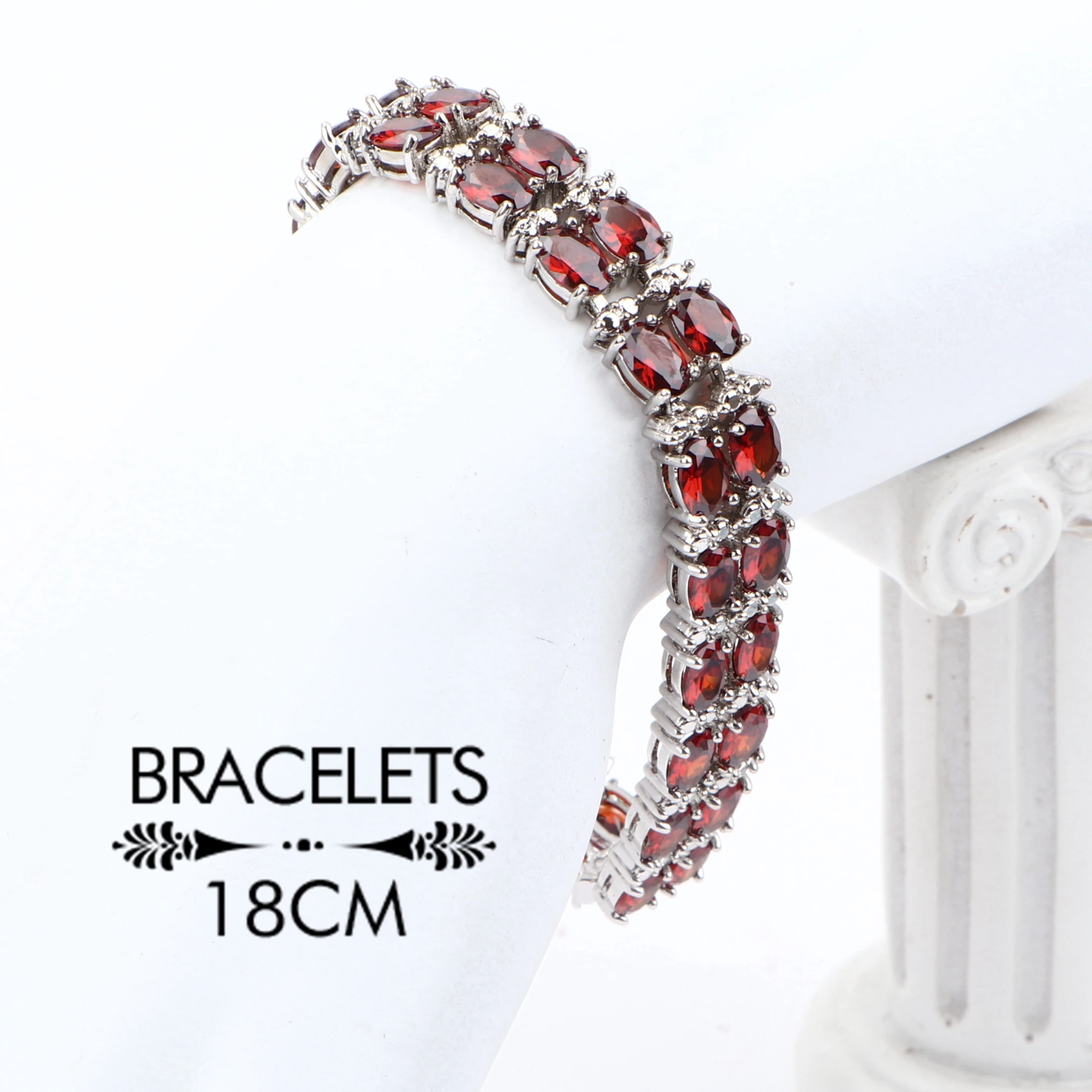 Женский комплект свадебных украшений из серебра 925 пробы с фианитом свадебные