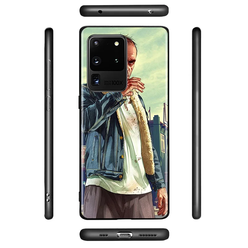 

Grand Theft AutoV Game For Samsung Galaxy A31 A51 A71 A91 A12 A32 A42 A52 A72 A02S A22 A01 Core Black Phone Case