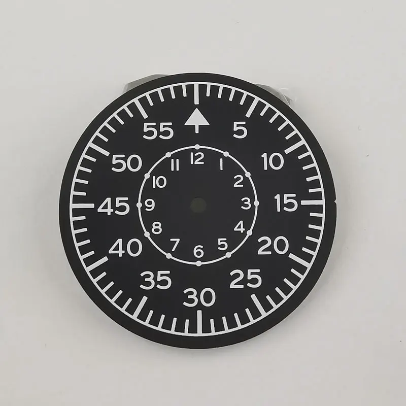 Циферблат стерниальный черный 35 5 мм светящийся циферблат для часов ETA 2824 2836 Miyota