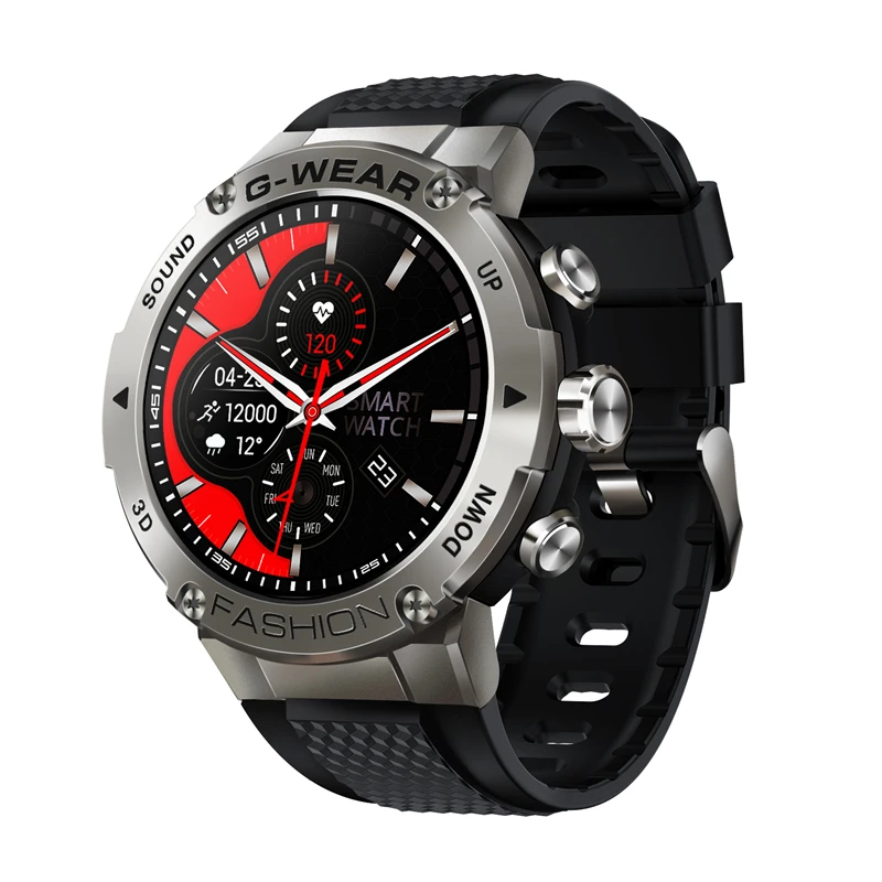 

K28H Sports Smart Watch Men BT Phone Call Customize Watch Faces Music Fitness Tracker Super Long Standby Smartwatch Android IOS