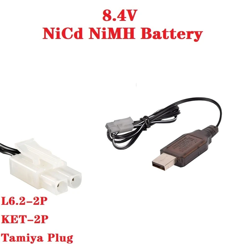 4.8V 6.0V 7.2V 8.4V 9.6V Charger for NiCd NiMH battery Input 100V-240V with Tamiya Kep-2p Plug charger For RC toys 7.2V Charger images - 6