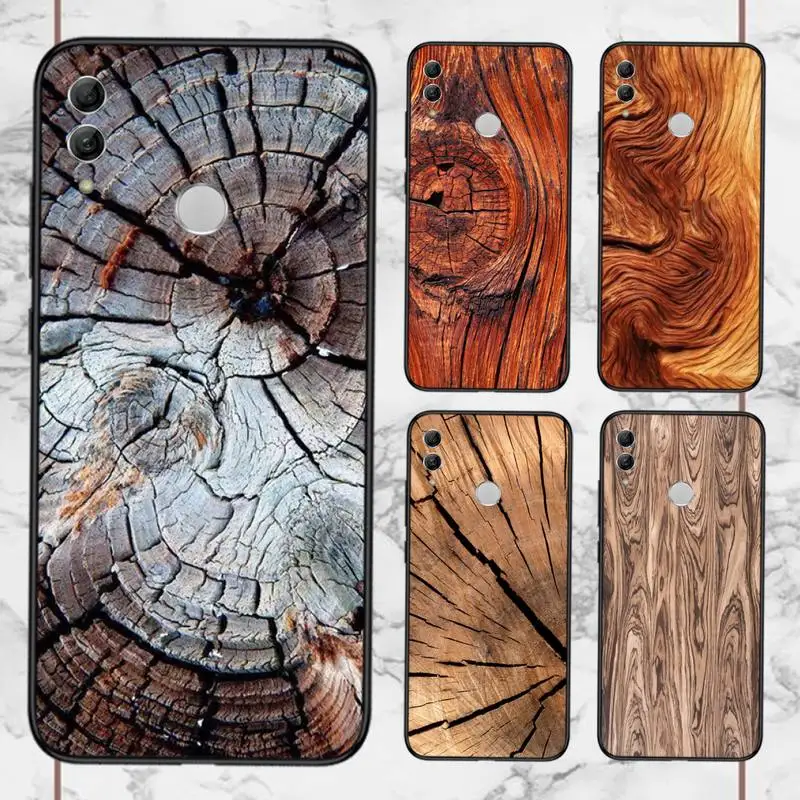 

Pattern wood textures Phone Case For Huawei honor Mate 10 20 30 40 i 9 8 pro x Lite P smart 2019 nova 5t