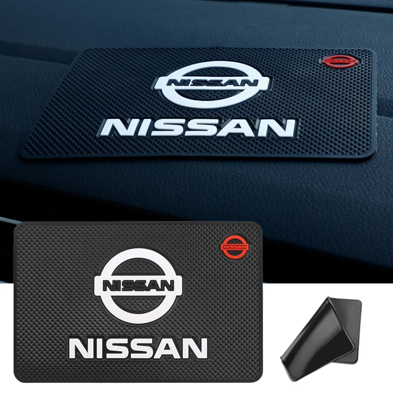 Силиконовый Противоскользящий коврик из ПВХ для Nissan Qashqai X-trail Tiida Skyline Navara Juke Sentra