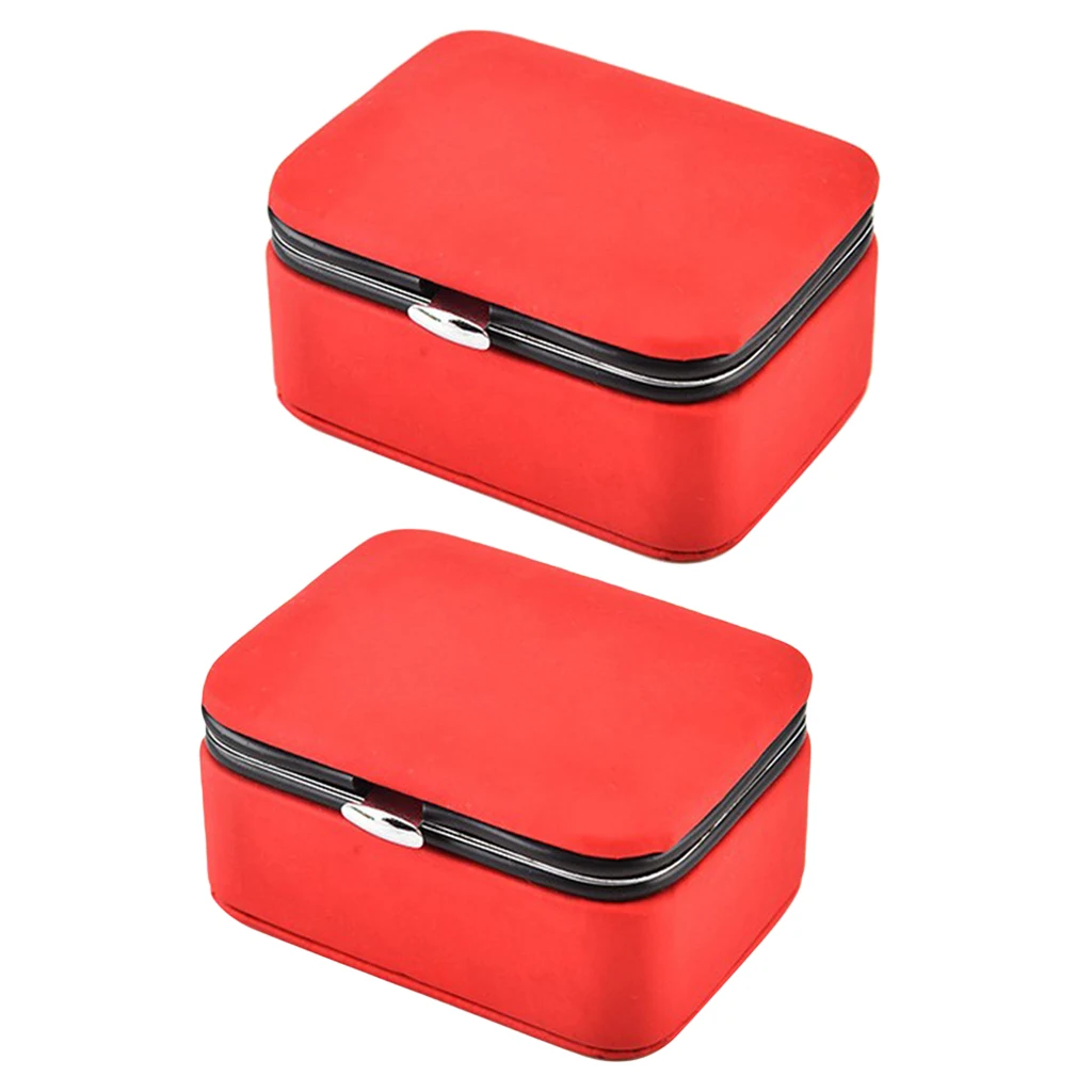 2 шт. коробка для хранения ювелирных изделий ожерелья Браслет витрина контейнер с