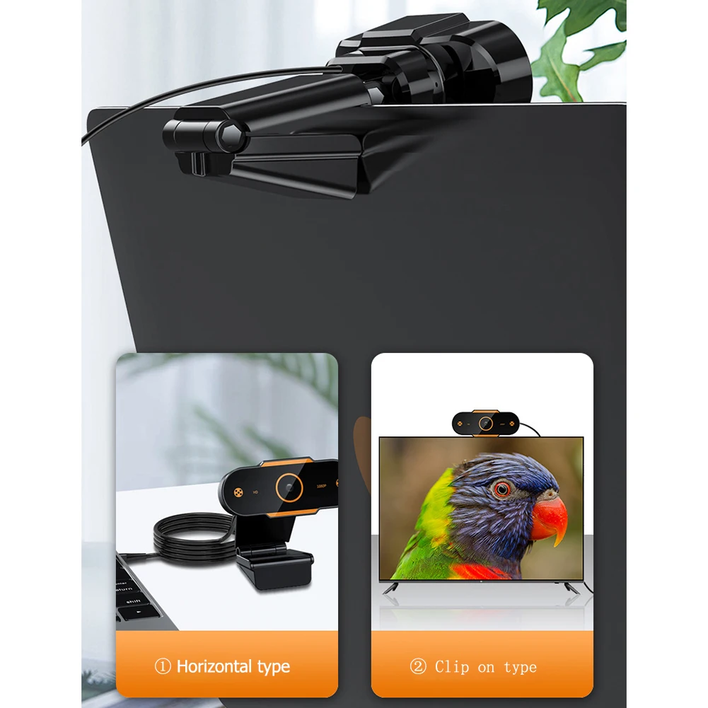 

USB 2K Webcam Plug N Play Web Camera Household Built-in Microphone 1440p Computer Safety Parts for PC Smart TV
