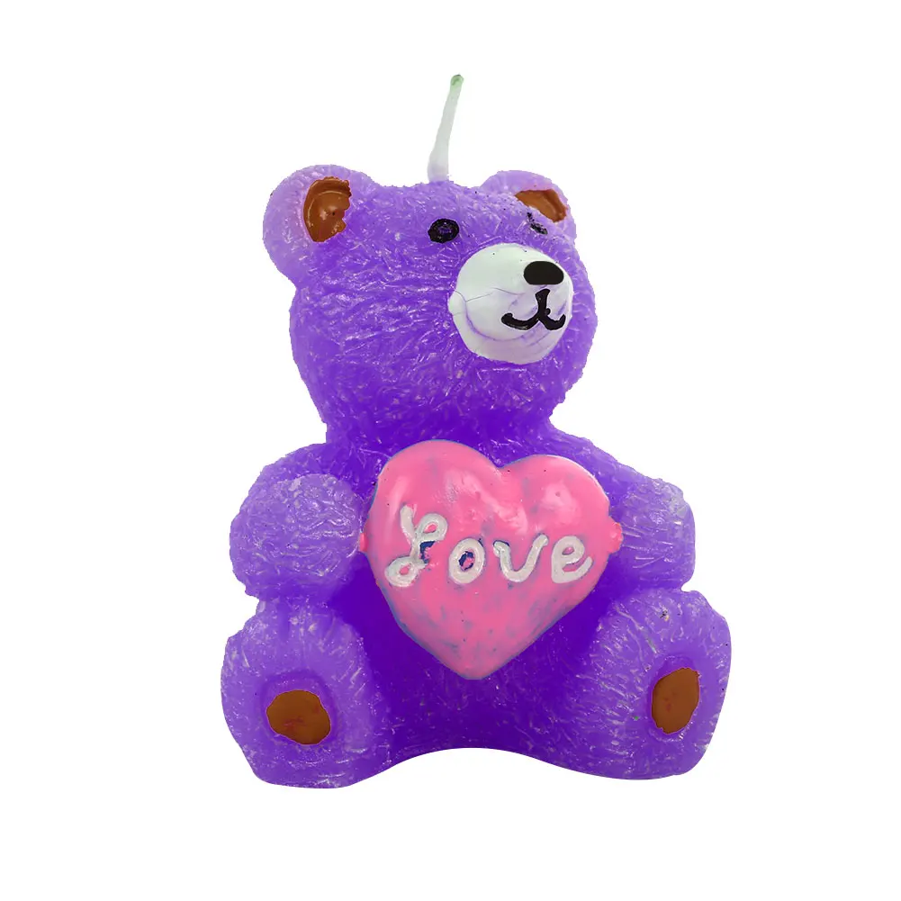Парафин Bougie Bear LOVE подарок экологическое украшение дома атмосфера День Святого