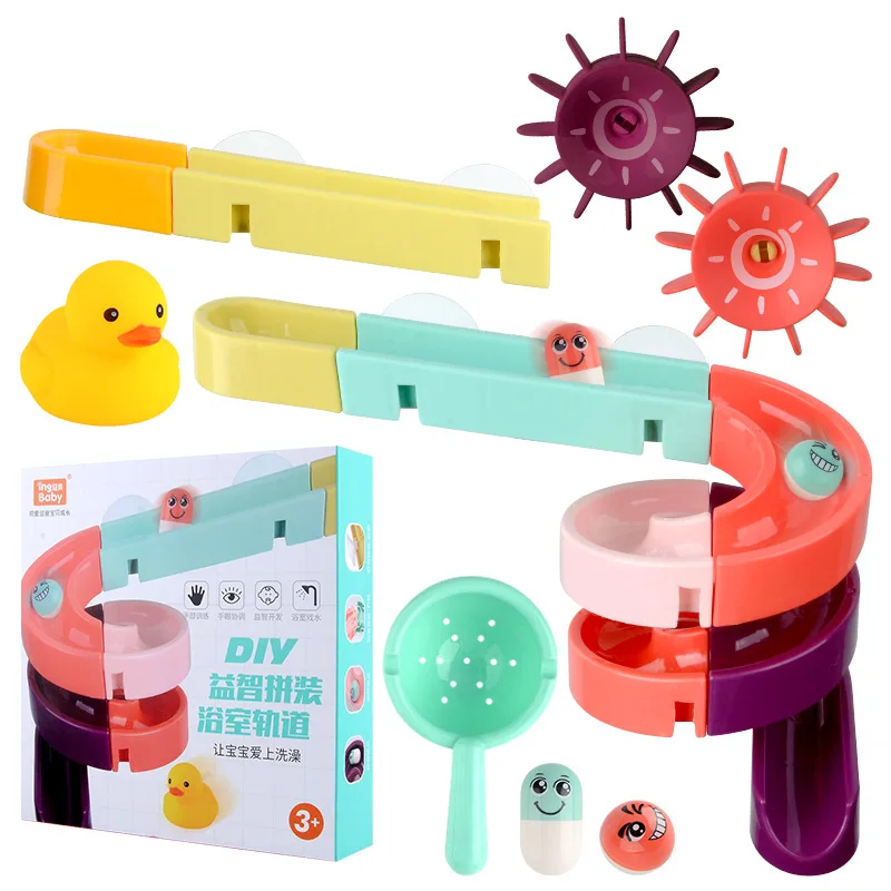 Baby Bath Toys Track Water Games Sprinkler Toy Kids Bathroom Bathtub Play Kit Shower Swimming Pool Tools | Игрушки и хобби