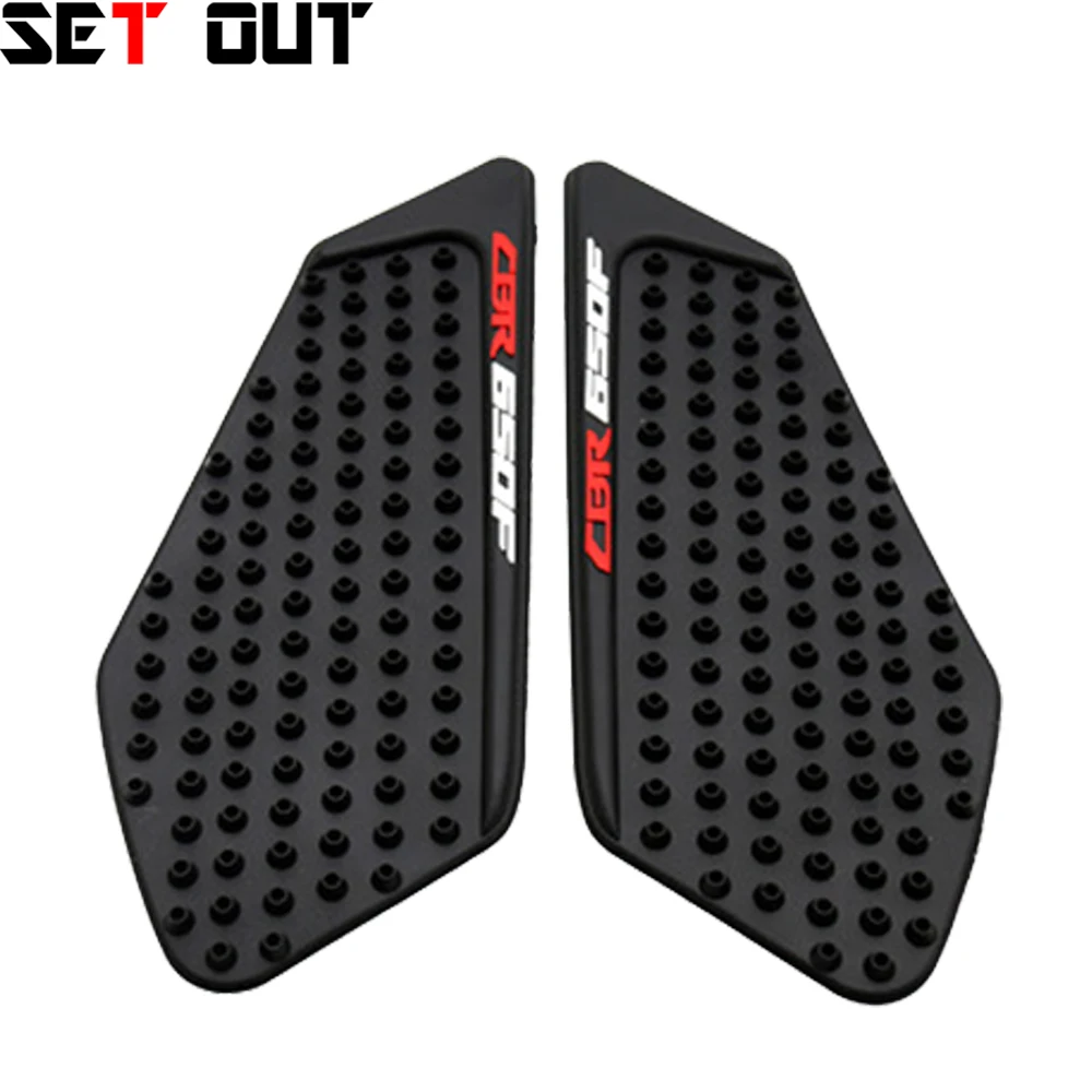 

Motorcycle 3M Protective Sticker Anti-slip Fuel Tank Foot Pad Sticker Knee Traction Side Sticker Honda CB650F CBR650F 14-17