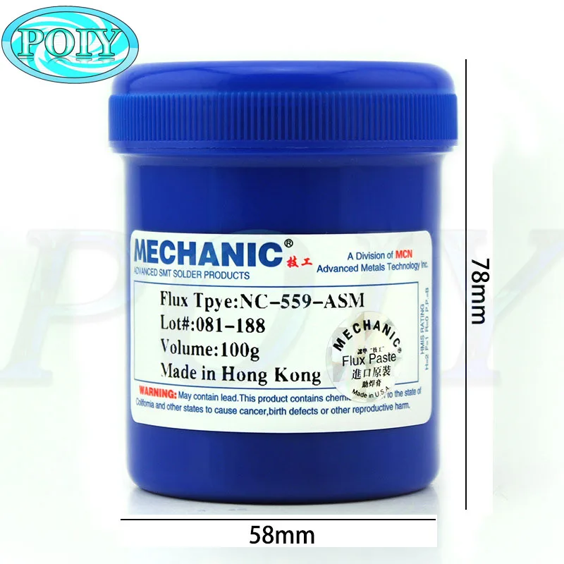 Механик NC-559-ASM RMA-223-UV без очистки BGA паяльный шар для ремонта паяльная флюсовая паста паяльный флюс 100 г 10 г