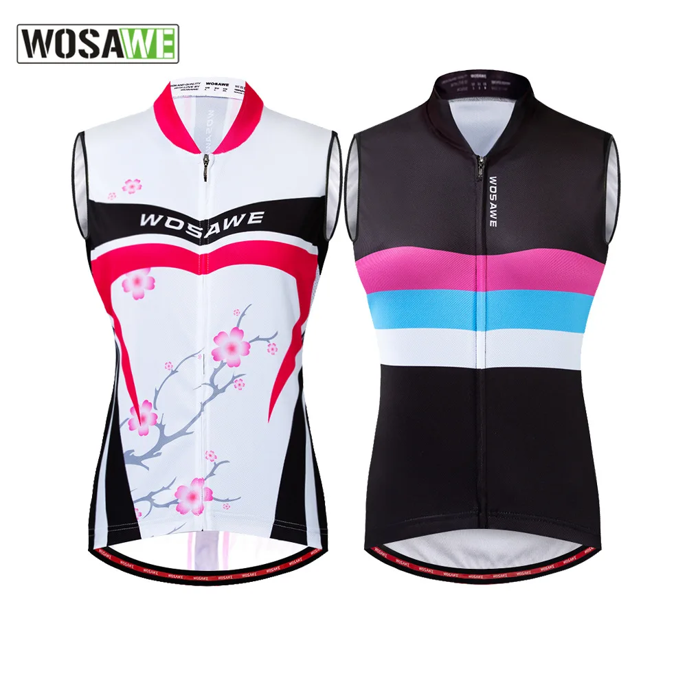 WOSAWE Мотокросс жилет Летний без рукавов Красный светоотражающий ветрозащитный