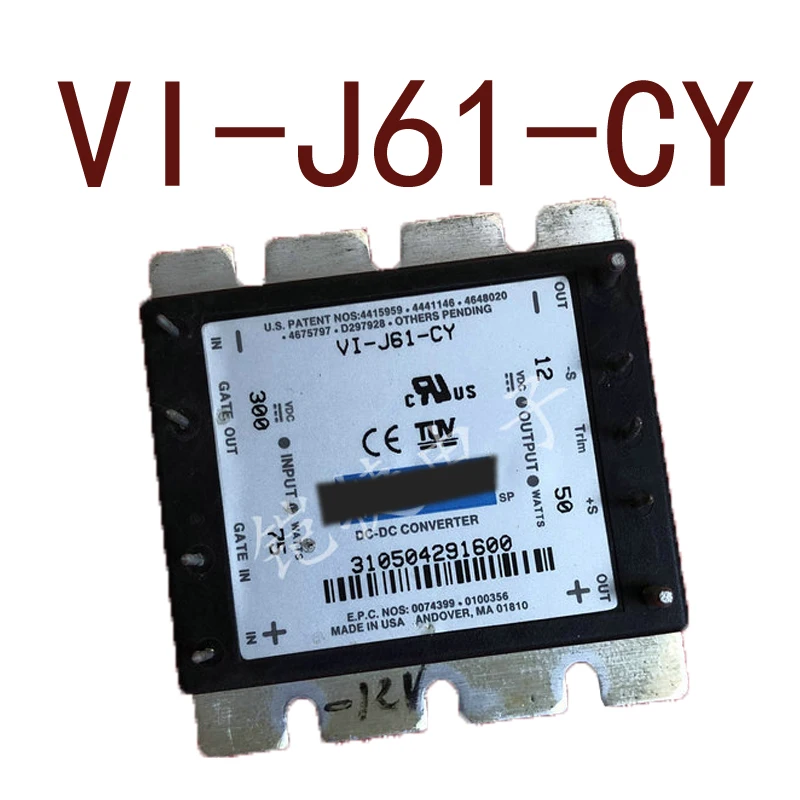 

Оригинал -- VI-J61-CY DC300V-12V50W4.16A 1 год гарантии {фотографии склада}
