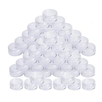 50pcsset 5g empty jars refillable bottles cosmetic jars makeup container small round bottle cream jar series perfume gel pack