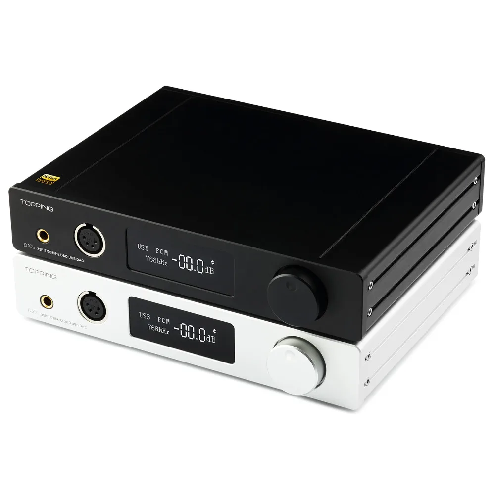 TOPPING DX7s Dual ES9038Q2M USB DAC 32 бит/768 K DSD512 усилитель для наушников XMOS XU208 OPA1612 OPT AES
