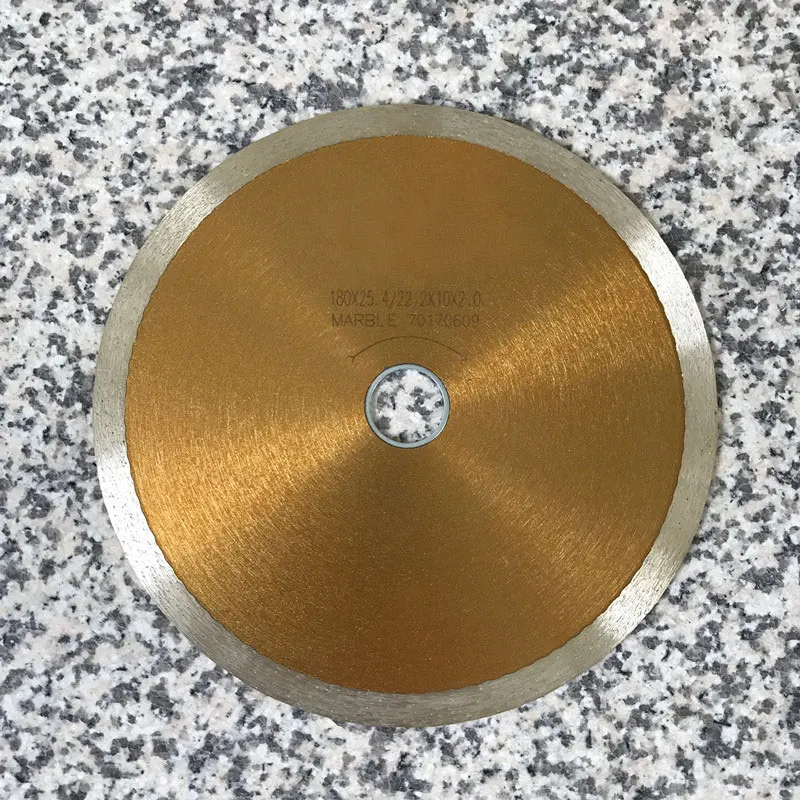 Алмазный пильный диск 7 дюймов для резки мрамора непрерывный алмазный влажной