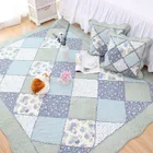 Хлопковый коврик для гостиной, большие нескользящие коврики для детской комнаты, мягкий коврик для ползания, коврик для входа, машинная стирка