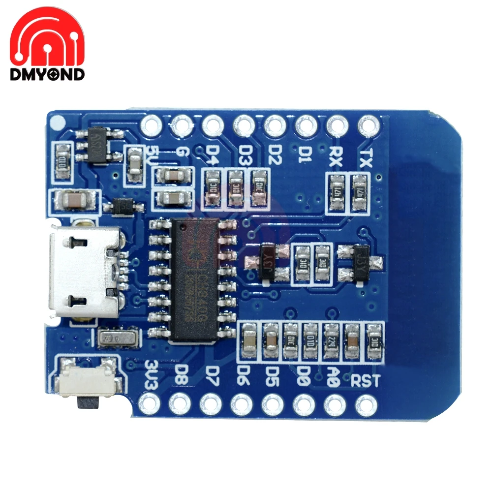 WeMos D1 MINI ESP8266 V2 Micro USB ESP 12F Wi Fi плата для развития CH340G CH340 Mini NodeMCU Lua IOT 3 В со