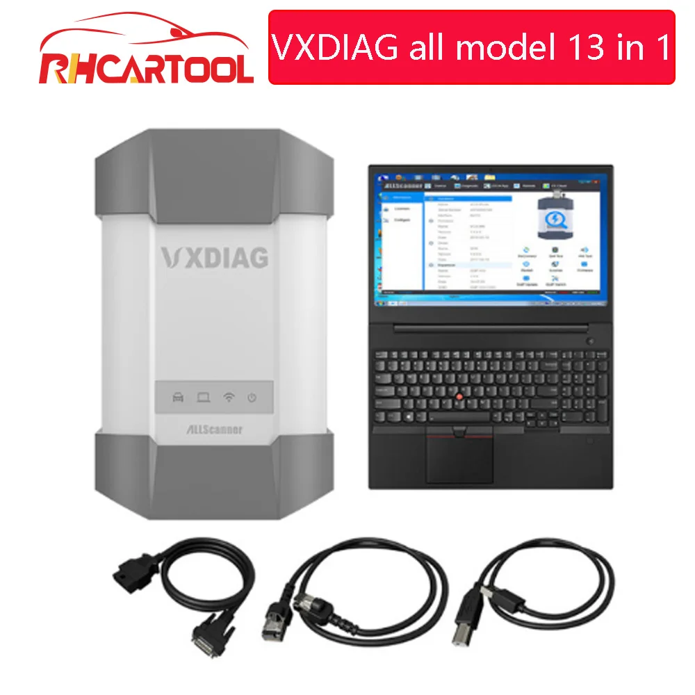 VXDIAG ALLSCANNER для всех моделей 13 в 1 BMW gm Toyota it3 HDS Star C4 Benz JLR ICOM A2 A3 диагностический