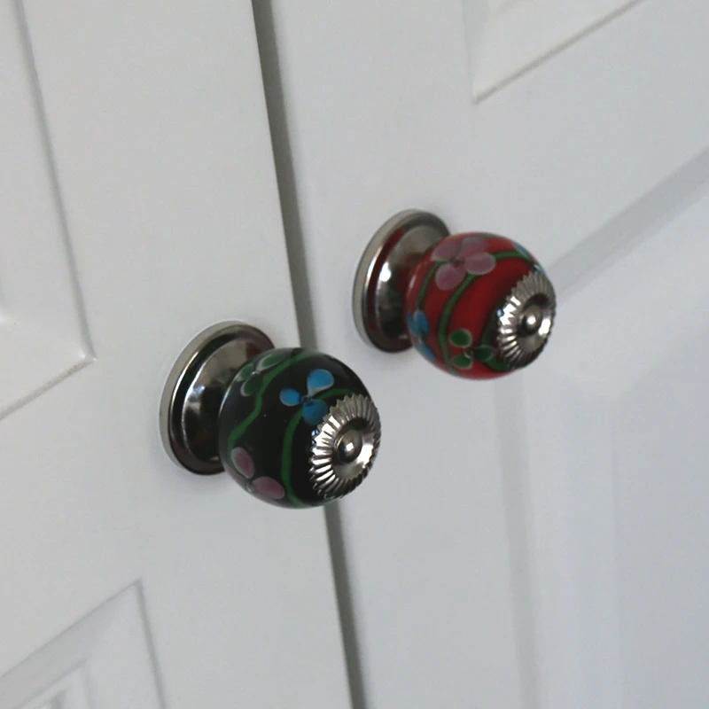 1 шт. ручки для стеклянных дверей в японском стиле цветной глазурь ящик шкафа шкаф