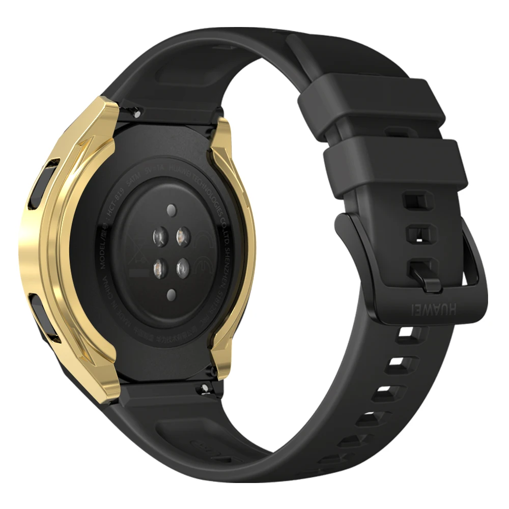 AKBNSTED TPU Plating Silicone Watch Protective Case For Huawei GT 2e Smart Replacement Cover 2E |
