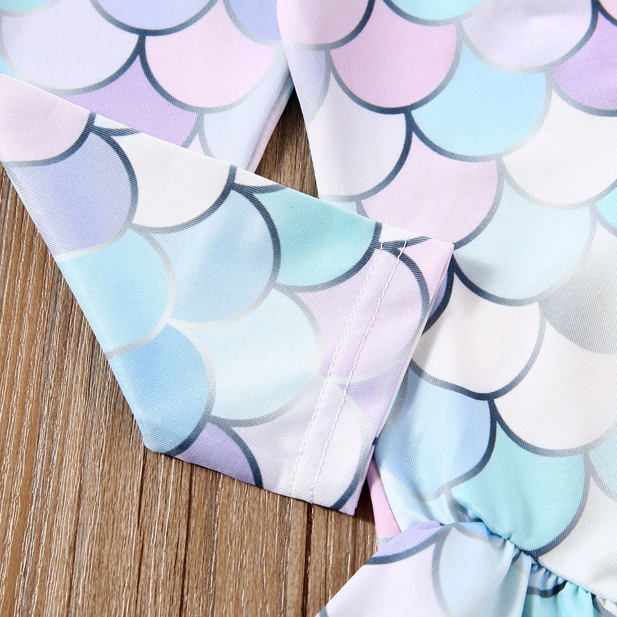 Женский сплошной купальник-Русалка для маленьких девочек бикини младенцев