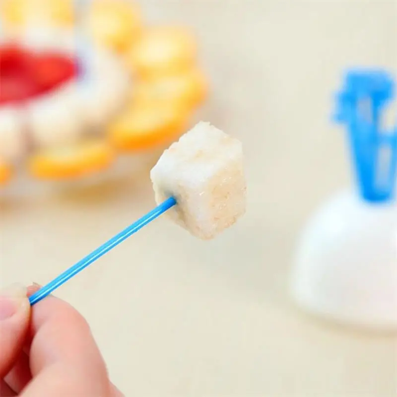 OBR 16 шт./компл. портативные милые вилки для фруктов столовые приборы торта