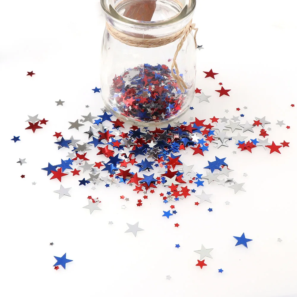 

15g Mix Color Glitter Acrylic Star Scatter Sequin Confetti Wedding Celebration Christmas Party Throwing Decor Confetti