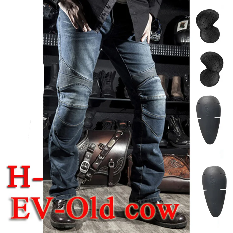 Японские джинсы из старой коровьей кожи Бесплатная доставка для брюк