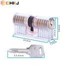 Навесной замок CHKJ, прозрачный, медный, для тренировок