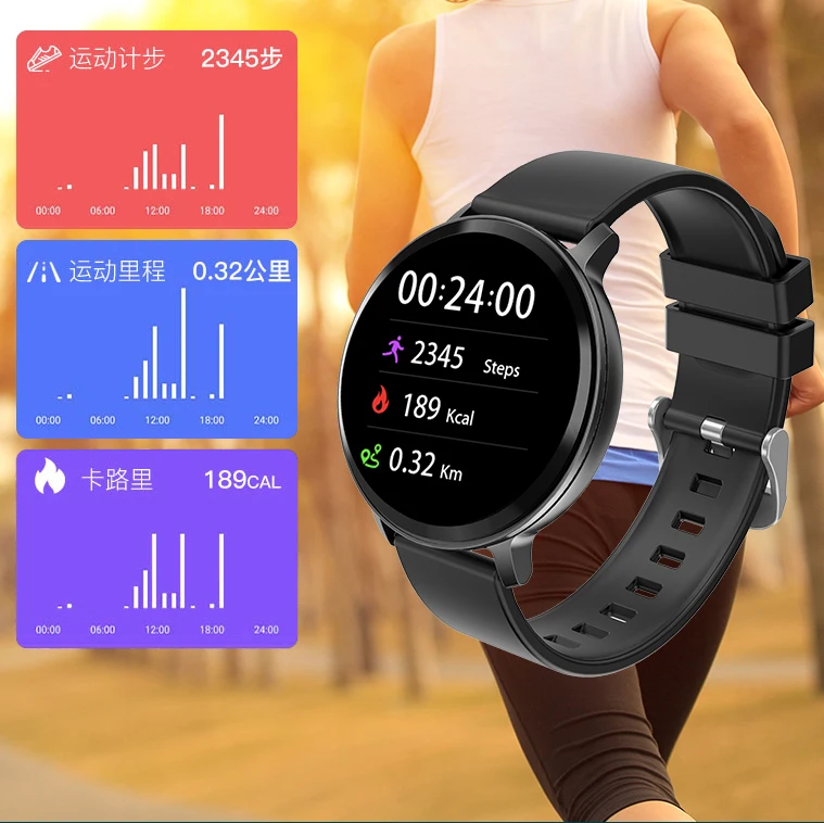 2019 Смарт часы фитнес трекер монитор сердечного ритма Smartwatch кровяное давление