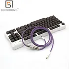 Мини-микро-кабель USB TYPE-C с двойными рукавами для механической клавиатуры с красочным авиатором GX12