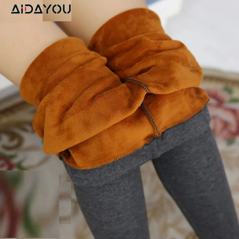 Женские теплые флисовые леггинсы размера плюс мягкое нижнее белье 4XL бесшовные