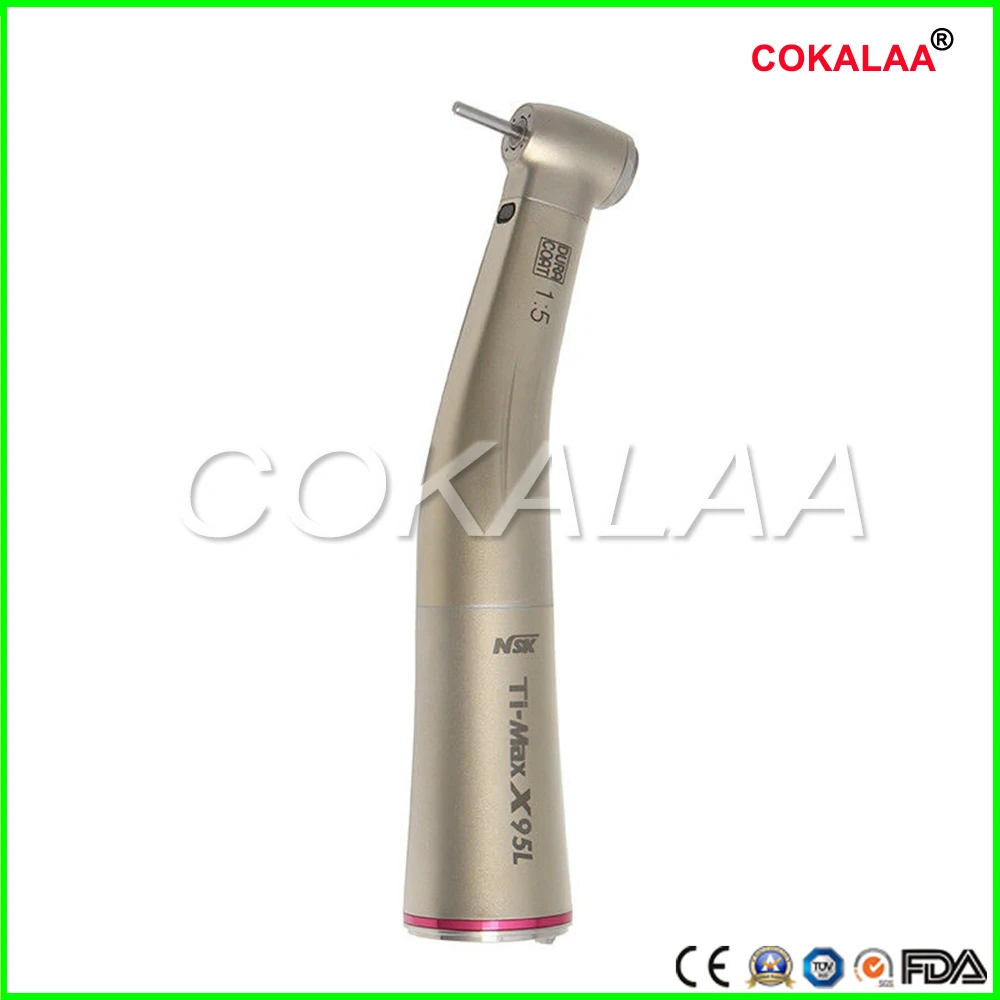 Nsk для зубов TI MAX X95L стоматологический 1:5 увеличивающий угол наконечника с красным кольцом