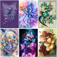 butterfly diy 5d diamond painting full square round resin cartoon diamont embroidery cross stitch kits wall art home decor