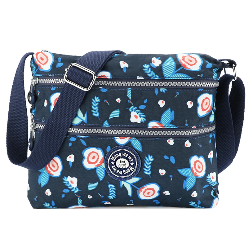 Женская наплечная сумка водонепроницаемая нейлоновая мессенджер