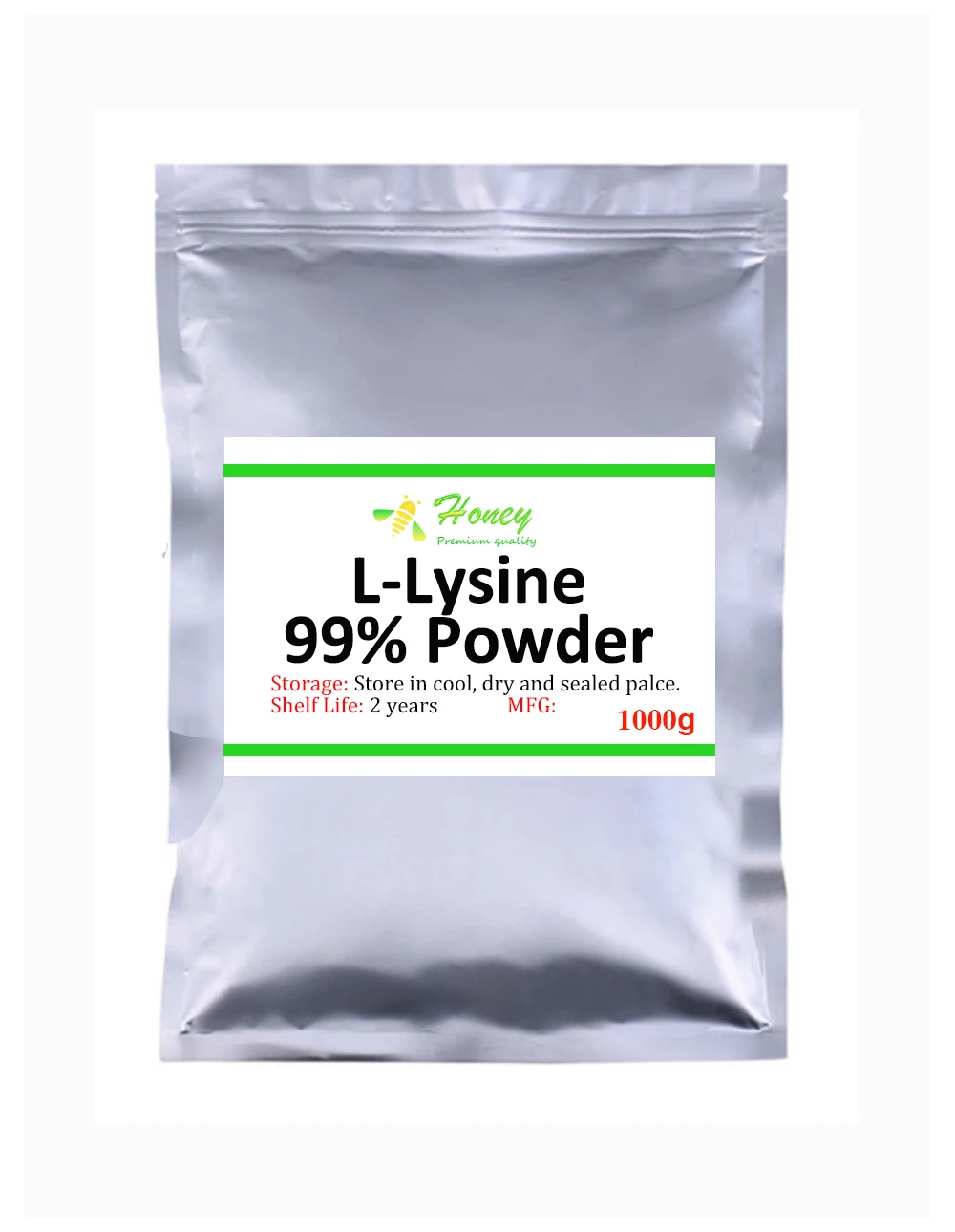 

100g-1000g Food Grade Amino Acid Lysine , L-Lysine Powder,High Quality Additives, Free Shipping
