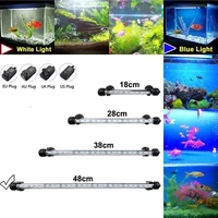 aquarium with led lighting aquatic plant light 19 47cm 110v 240v light suitable for plant amphibian marine seafood restaurant
