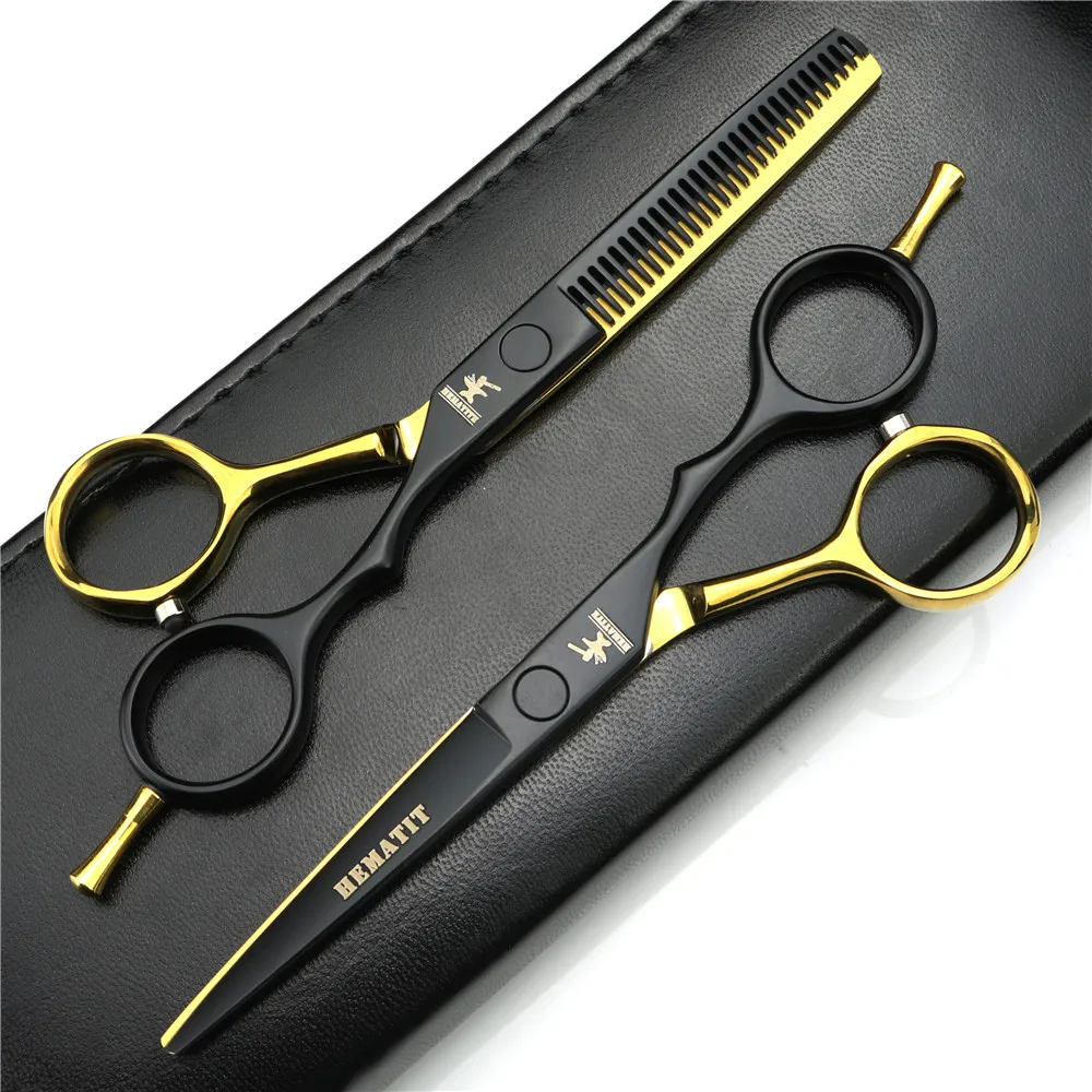 5 дюймов ножницы вырезывания цвета и прореживания Япония волос профессиональная